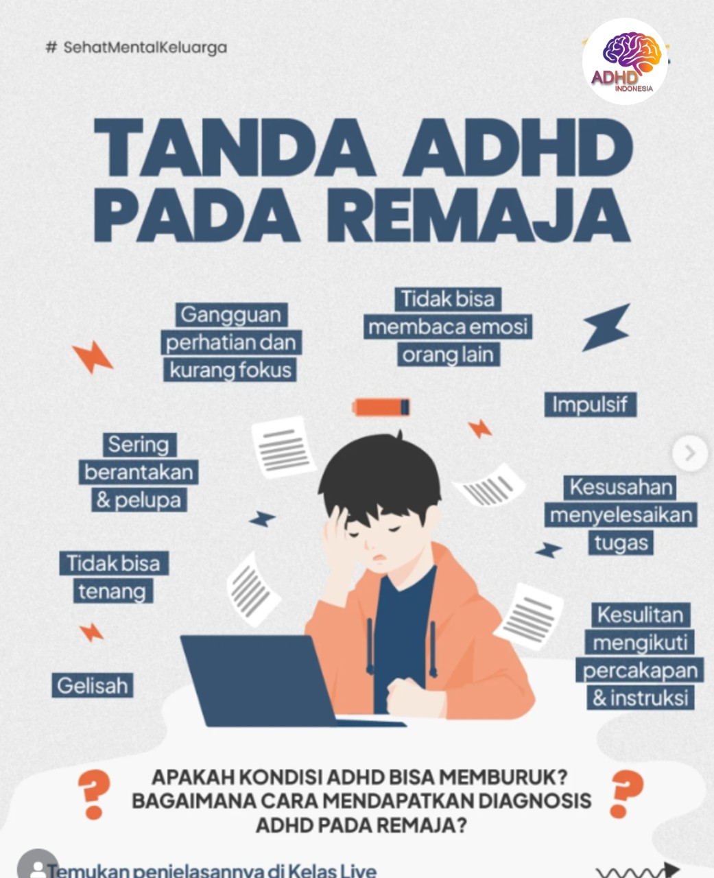 Screening ADHD Non-Diagnostik: Edukasi Awal bagi Orang Tua di Provinsi Riau